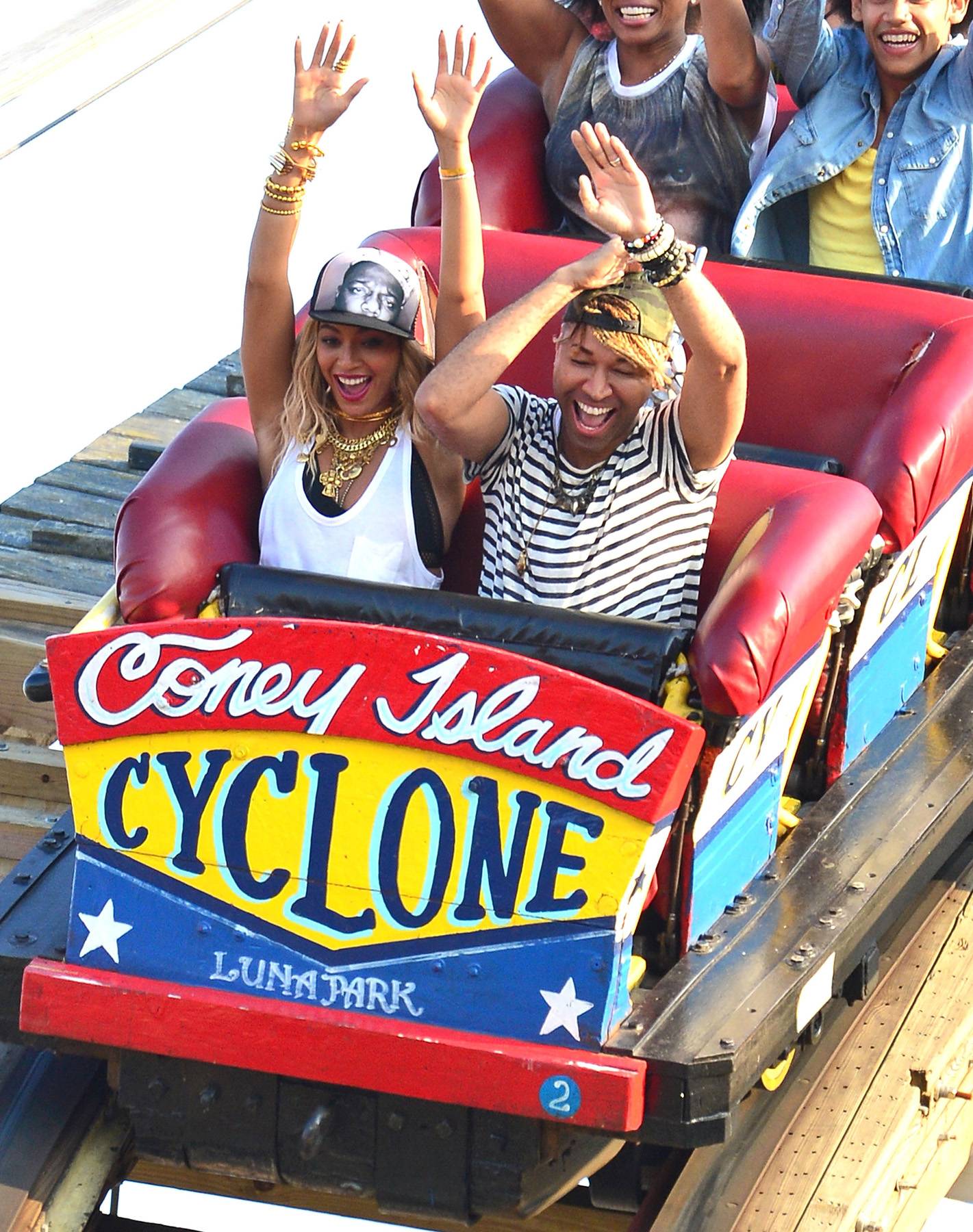 Beyoncé Music Video Set Coney Island 