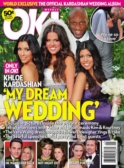 A Wedding Made for Reality TV - After 32 days of dating, Odom and Keeping Up With the Kardashians star Khloé Kardashian wed in September 2009.&nbsp; The lavish multi-million dollar wedding was televised on an episode of the hit reality TV show. Two-and-a-half years later, the newlyweds landed their own show, Khloé and Lamar.(Photo: OK Magazine)