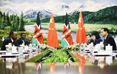 Kenya Deepens Its Ties With China - Kenya has signed a $5 billion deal with China. The money would be spent on energy projects and the construction of a railway system linking the port of Mombasa in the east, to the town of Malaba in the west. It is meant to provide faster access from Kenya's ports to its markets in the region.(Photo: REUTERS/How Hwee Young/Pool)