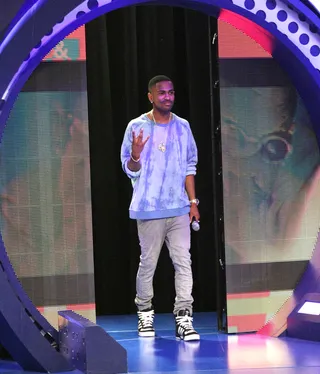 Reppin' - Big Sean comes out reppin'! (Photo: Bennett Raglin/BET/Getty Images for BET)