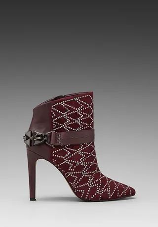 Divine in Wine - These Mila booties in burgundy by Sam Edelman add the right amount of edge to a typically day look. (Photo: Revolve Clothing)&nbsp;&nbsp;