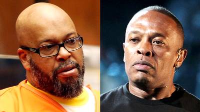 Just What the Doctor Ordered? - Suge is really trying to sell this one. Supposedly Dr. Dre put a hit out on Suge and was in cahoots with the LAPD to let the shooter flee the country. Oh, Suge.&nbsp;(Photos from Left: Frederick M. Brown/Getty Images, Christopher Polk/Getty Images for Coachella)