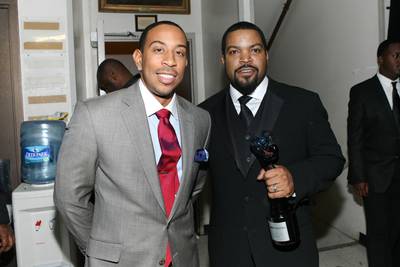 Brothers Bonded Through Hip Hop - Ludacris stands with BET Honors celebrant Ice Cube after presenting the multi-talented mogul with his award.(Photo: Bennett Raglin/BET/Getty Images for BET)
