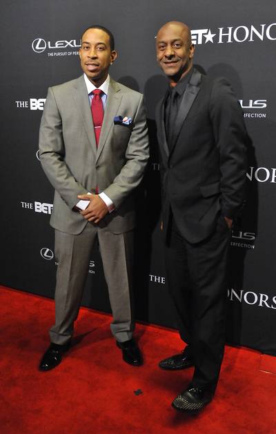 Music Is Life - Ludacris and the President of Music, Programming, and Specials for BET Networks, Stephen G. Hill, stop for a picture before taking in the star-studded 2014 BET Honors. &nbsp;(Photo: Larry French/BET/Getty Images for BET)