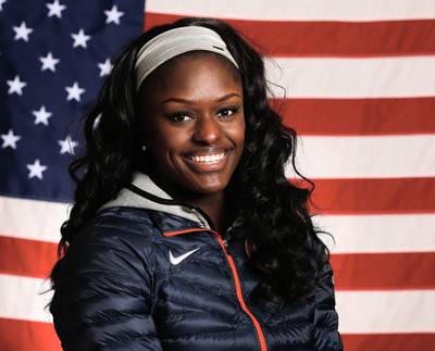 Aja Evans - Aja Evans is the rookie of the team. She claimed her spot on the U.S. women?s bobsled team in Sochi when she scored 794 out of a possible 800 points on the combine test, winning the 2012 U.S. National Push Championship title.(Photo: Scott Halleran/Getty Images)