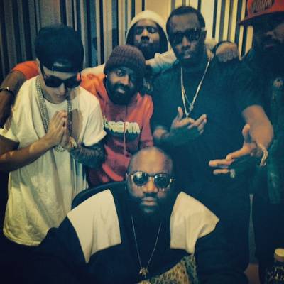 Justin Bieber @justinbieber - With all the trouble Justin Bieber and his friends have been facing this year, the pop star might be looking to upgrade his entourage. Biebs partied with Diddy and Rick Ross Wednesday night at an Atlanta club, but the bonding wasn't all play. After the club, the trio was joined by Jermaine Dupri, Wale and Stalley at the studio. Wonder if JB is going to get a crazy feature on Ross' upcoming album Mastermind?&nbsp;By: Jazmine A. Ortiz(Photo: Justin Bieber via Instagram)