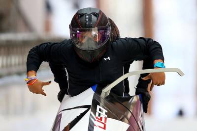 Lauryn Williams - Olympic gold medalist sprinter Lauryn Williams joins Jones in the crossover from track to bobsledder. Williams spent 15 years qualifying for the sport and will appear in her first winter games as a pusher for the U.S. team.(Photo: Alex Livesey/Getty Images)
