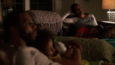 In for the Night - When Andre chose to ignore Mary Jane's text:  &quot;&quot;We're all paranoid about something...&quot; #BeingMaryJane&quot; ? @itsgabrielleu   (Photo: BET Networks)