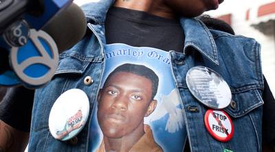 Ramarley Graham - Unarmed black teenager killed by a white police officer in Graham's home; $3.9 million&nbsp;settlement&nbsp;with his family in January 2015.&nbsp;(Photo: Andrew Burton/Getty Images)