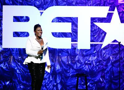 The Comedy Queen - An evening of laughs isn't legit without Sommore! The queen of comedy, and host of the event, hit the stage at the ComicView Live! event at L.A. Live.(Photo: Jerod Harris/BET/Getty Images for BET)