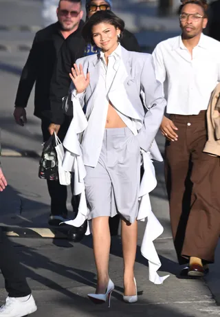 Zendaya in a Suit with a Twist