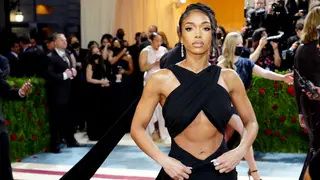 Lori Harvey attends The 2022 Met Gala Celebrating "In America: An Anthology of Fashion" at The Metropolitan Museum of Art on May 02, 2022 in New York City. 
