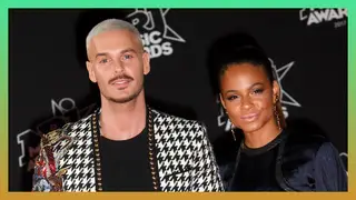 M Pokora and Christina Milian attend the 19th NRJ Music Awards on November 4, 2017 in Cannes, France. 