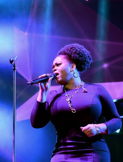 A &quot;Golden&quot; Voice - R&amp;B/soul singer Jill Scott brought her angelic voice to the Staples Center on June 27, showing that her voice is just as &quot;golden&quot; as her life.(Photo: Earl Gibson/BET/Getty Images for BET)
