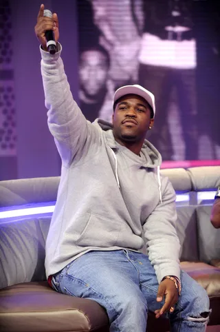 Hands Up! - A$AP Ferg at BET's 106 &amp; Park. (Photo: John Ricard/BET/Getty Images for BET)