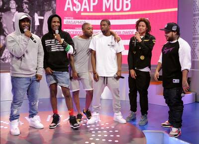 Bring 'Em Out - A$AP Mob is in full effect on 106 for Beats, Battles &amp; Bars week. (Photo: John Ricard/BET/Getty Images for BET)