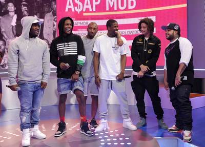 A$AP Mob - April 23, 2014 - A$AP Mob couldn't &quot;Xscape&quot; their world premiere!Watch a clip now!(Photo: John Ricard/BET/Getty Images for BET)