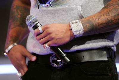 Voice - Flo Rida uses his mic for Trayvon on this special edition of #106ForTrayvon.&nbsp;(Photo: John Ricard/BET/Getty Images for BET)
