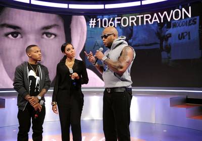 Young Soldier&nbsp; - Bow Wow, Angela Simmons and Flo Rida talk about how he connects to Trayvon on #106ForTrayvon.(Photo: John Ricard/BET/Getty Images for BET)