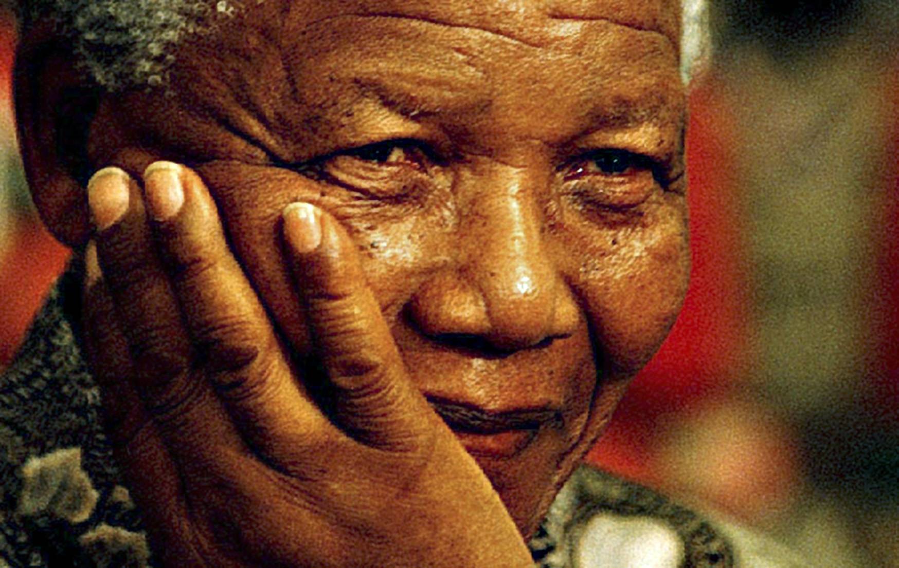 9 March 1999. Nelson Mandela, South African president.|x-default