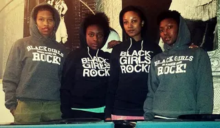 @BLACKGIRLSROCK - These girls rock their hoodies in memory of Trayvon Martin via the @BLACKGIRLSROCK Twitter account. (Photo: Twitter via BLACKGIRLSROCK)