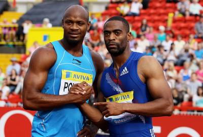 Top Running Stars Fail Drug Tests - Former world champion American Tyson Gay and Jamaica’s former 100m world record holder Asafa Powell tested positive for banned stimulants in May and June, respectively. &quot;I don't have a sabotage story... I basically put my trust in someone and was let down,&quot; said Gay, who has withdrawn from next month’s World Championships.  (Photo: Stu Forster/Getty Images)