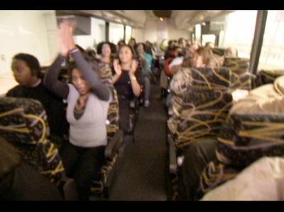 Bus Ministry - A bus full of choir members travels to the auditions from Mississippi.