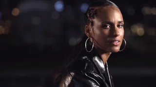 Alicia Keys proved to be a trendsetter with her sleek ponytail featuring braids on the side. - (Photo: BET) (Photo: BET)