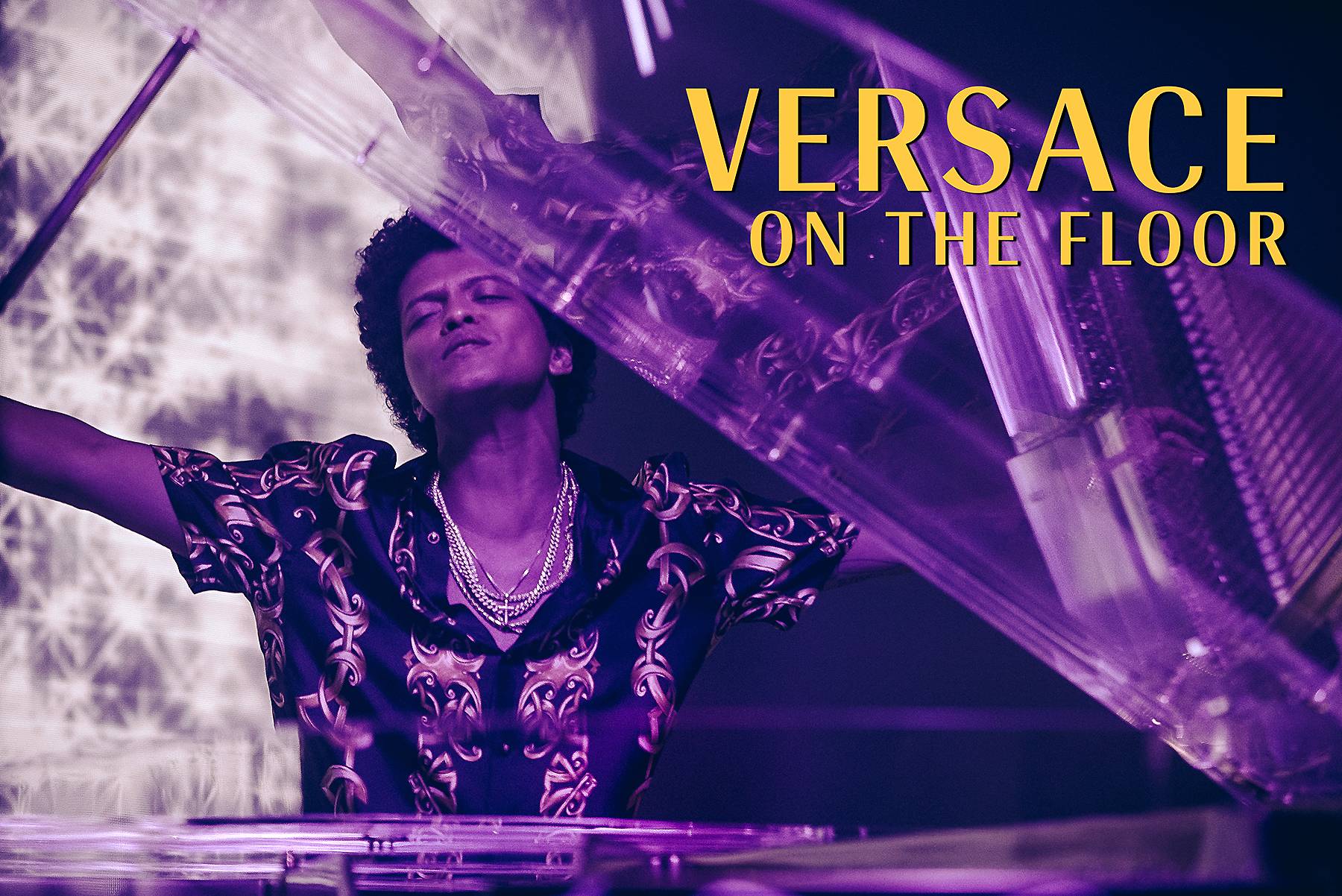 Versace silk shirt outlet bruno mars