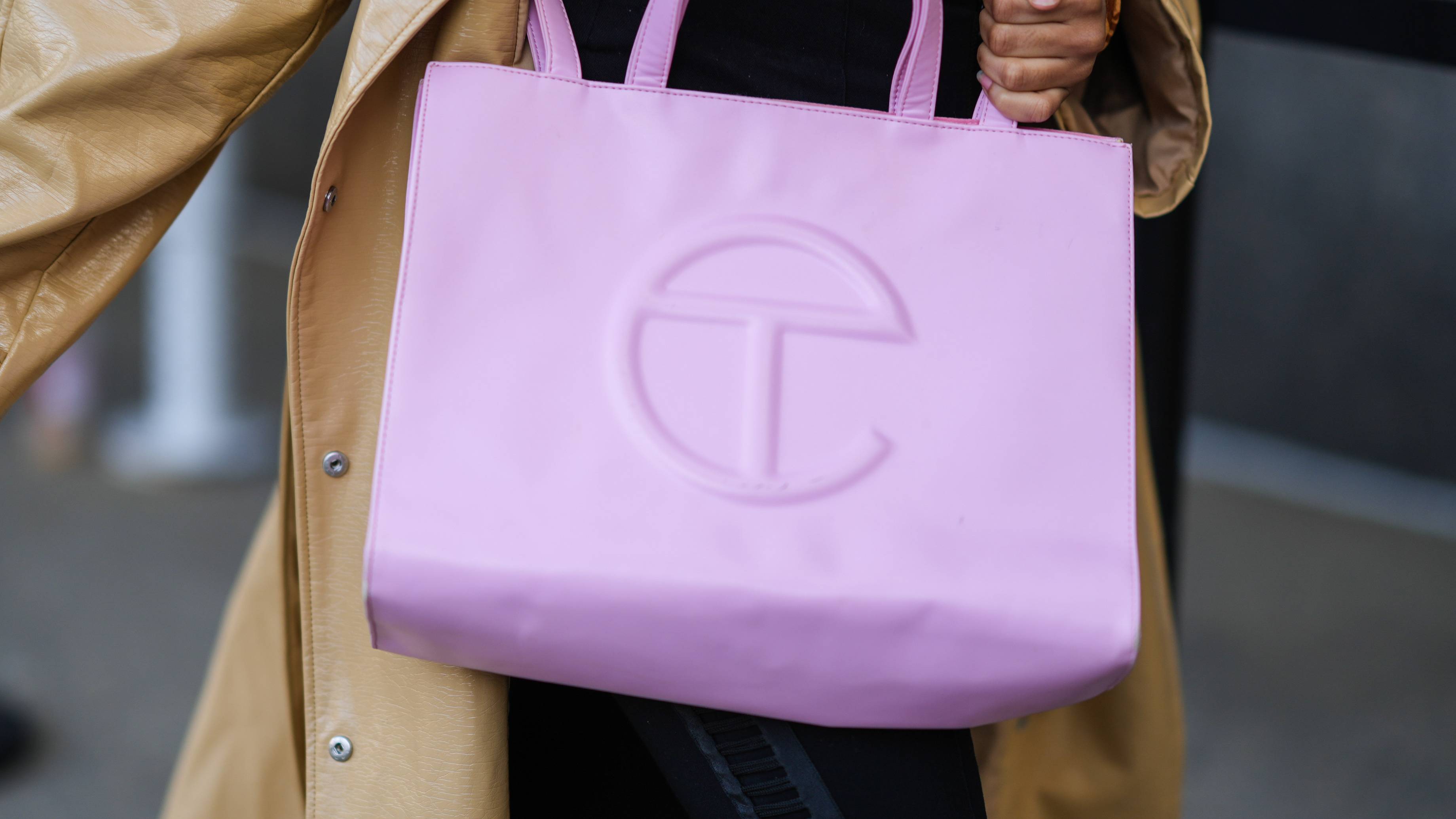 Telfar+Shopping+Bag+Bubblegum+Light+Pink+Size+Small+Authentic+in+