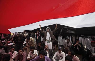 Yemen - The president was forced by protesters to step down, a new constitution is being drafted and elections are expected next year.(Photo: AP Photo/Muhammed Muheisen, File)