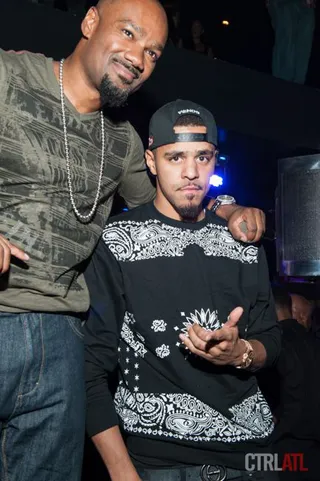 Cole's World - J. Cole hosts the Hennessy V.S event at Atlanta hot spot Reign nightclub. We hear the rapper danced the night away. (Photo: CTRLATL)