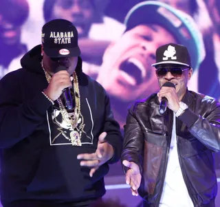Kings - T.I. takes the stage with Doe B on 106. (Photo: Bennett Raglin/BET/Getty Images for BET)