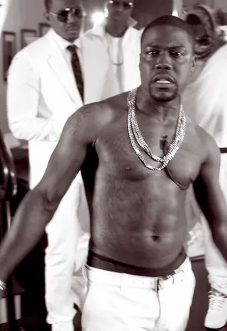 Kevin Hart (Chocolate Droppa) - We all know Kevin enjoys the art of rap, so it's no question that he can deliver. Just look at the preview -- "I’m mad…I’m glad…at the same time feeling all sad. I miss my dad." That right there is the verse of the year.  (Photo: BET)