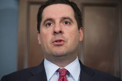The War Within - The possibility of a shutdown caused sharp divisions within the Republican Party. Rep. Devin Nunes (R-California) called those who wanted to shut down the government over opposition to the Obamacare &quot;lemmings with suicide vests.&quot;(Photo: Tom Williams/CQ Roll Call/Getty Images)