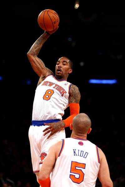 Mike Woodson to J.R. Smith: “Grow Up” - New York Knicks coach Mike Woodson has a simple message for recently suspended guard J.R. Smith: grow up. Woodson told reporters Wednesday that the Knicks were “disappointed” in Smith for violating the NBA’s anti-drug policy. Smith is suspended for the first five games of the season.(Photo: Elsa/Getty Images)