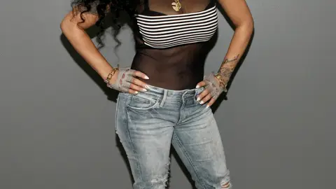 Jeans - Keyshia Cole poses backstage before hitting the 106 stage. (Photo: Bennett Raglin/BET/Getty Images for BET)&nbsp;&nbsp;