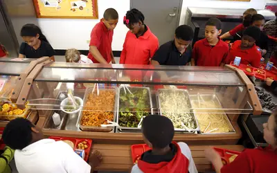 Pay the Federal Student Lunch Budget  - Federal School Nutrition Programs cost 40 cents per child, with an overall budget of about $16 billion. Instead of purchasing WhatsApp, Facebook could have fed more than 31 million students lunch in 2013. (Photo: TIMES-PICAYUNE /LANDOV)