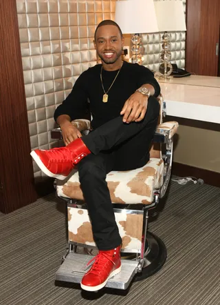 Watch the Throne - Actor Terrence J visits 106 and takes a seat atop his new accomplishments. (Photo:&nbsp; Bennett Raglin/BET/Getty Images)
