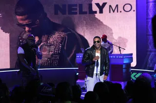 Performing Fun - Nelly performs on 106. (Photo: Bennett Raglin/BET/Getty Images for BET)