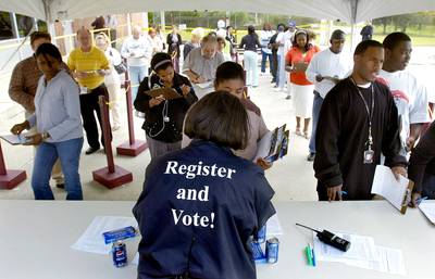 Ask Questions - Poll workers are there to help you, so do not hesitate to ask questions if you are unsure about a voting procedure, how to operate the machine or have any other concern. An Election Protection trained volunteer may also be onsite.    (Photo: Stephen Morton/Getty Images)
