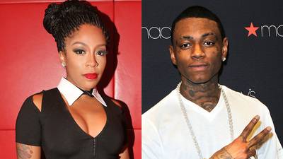 K. Michelle vs. Soulja Boy - Soulja Boy&nbsp;and&nbsp;K. Michelle&nbsp;engaged in a few heated&nbsp;tweets&nbsp;that&nbsp;consisted of the &quot;Crank That&quot; rapper saying that K's &quot;hot pocket&quot; wasn't so fresh to Michelle saying that Soulja had a relationship with a transgender woman.(Photos from Left: Johnny Nunez/WireImage, WENN)