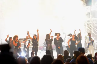 Hip Hop Awards '08 - To everyone's surprise at the 3rd annual Hip Hop Awards, Yo-Yo took the stage alongside rap veterans Salt-N-Pepa, Lady of Rage and MC Lyte for a banging performance of "You Can't Play With My Yo-Yo."  (Photo: Rick Diamond/Getty Images for BET)