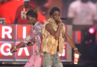 Rich Thug? - Rich Homie Quan and Young Thug connected, adding even more momentum to the show. (Photo: Brad Barket/BET/Getty Images for BET)