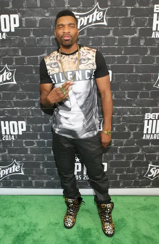 Loaded Lux Gets Wild - Rapper Loaded Lux walks on the wild side.   (Photo: Bennett Raglin/BET/Getty Images for BET)&nbsp;