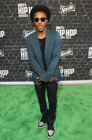 Dillon Cooper Gets Fancy - Artist Dillon Cooper dresses up his look with a blazer. (Photo: Bennett Raglin/BET/Getty Images for BET)&nbsp;