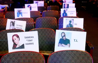 T.I. &amp; Tiny | Row 1, Section 3 | Seat 1 &amp; 2 - (Photo: Brad Barket/BET/Getty Images)