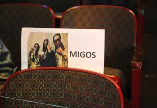 Migos | Row 2, Section 3 | Seat 8, 9, 10 - (Photo: Brad Barket/BET/Getty Images)