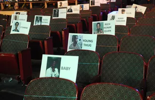 The Seating Chart - Who is sitting where? Browse Seat Check and find out where your favorite stars are seated.&nbsp;&nbsp;(Photo: Brad Barket/BET/Getty Images)