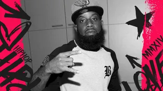 Smack - The mastermind behind one of the first battle rap leagues, Smack will act as our on-site host for the URL edition of The Cypher.(Photo: Rebecca Smeyne / BET)
